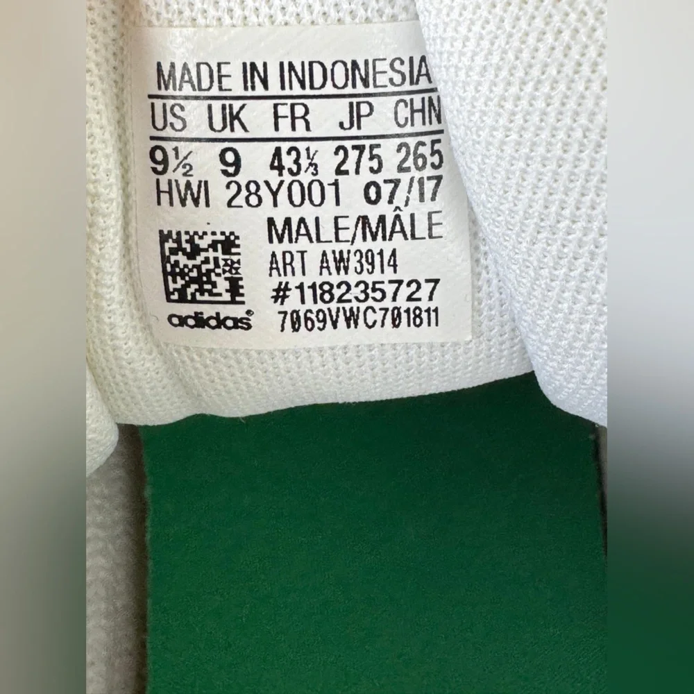 Adidas Cloudfoam Advantage Clean‎ 'Footwear White' AW3914 Size 9.5